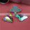 Low price flatback heart shape two holes sew on crystal rhinestones ab color for Clothing Accessories