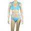 New Arrival Women's Summer Sey 2 Pieces Bikinis Bet Bandage Swimsuit 2015 Fashion Bathing Suit Ladies Swimwear