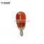 Clear incandescent 12V glass led light bulb miniature wedge base instrument auto motorcycle indicator bulb T10 T13