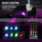 4 pods RGB Rock Lights kit app sync remote Control under car led light kit for utv atv off road 4x4