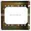 Factory direct sheet metal fabrication parts manufacturing yellow zinc plate laser cut metal