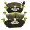 High quality sport no noise asbestos free auto spare parts brake pads system for Audi brake pad