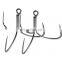 Fishing Hook High Carbon Steel Overturned Treble Hook 1 2 3 4 # For Lure Triple Hook Fishing Tackle
