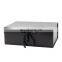 Customised clothing shop retail packaging square black apparel packing boxes wholesale