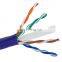 China supply 305m 4 pair erethernet lan cable cat6 utp cable 4 pair cat6 utp lan cable