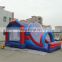 Super hero inflatable slide kids bouncing play house playground equipment outdoor