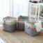 2022 Clothes Organizer Custom Organizer Storage Box Foldable Linen Packaging Boxes With Hemp Rope Box Packaging for Household