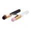Private Label Pink Wooden Handle Lash Cleansing Brush Nose Blackhead Eyelash Cleaning Makeup Cleaner Brush