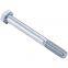 M3 - M39 Hex Head Cap Screw Bolt Grade 8.8 Galvanized Carbon Steel Half Threaded