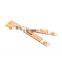 Custom Logo Printed Japanese Ramen Sushi Disposable Twins Bamboo Chopsticks