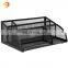Expanded Metal Wire Mesh Storage Baskets Desk Organizer