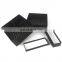 Custom Logo printing black drawer paper box muti layers hair extension packaging
