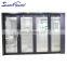 aluminium bifold folding door with retractable mesh