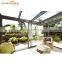 JYD enclosures sunroom prefabricated aluminum triangular conservatory garden house/ sunrooms glass houses