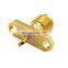 SMA Connector female connectors sma RF Jack Female Adapter header  Receptacle Solder 50 Ohm Through two Hole Solder PCB IP68
