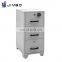 JIMBO customized white steel 3 flat metal mobile filing cabinet with drawer