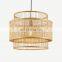 Best Selling Rattan Lampshade Handmade rattan pendant light wicker ceiling light decor manufacturer