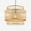 Best Selling Rattan Lampshade Handmade rattan pendant light wicker ceiling light decor manufacturer