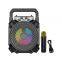 ZQS1487 4-inch speaker 8W power wireless OEM deep bass bluetooth speaker with MIC for outdoor