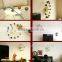 Home design bedroom decorative wooden modern wall clocks