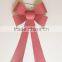 9 inch Red Glitter Ribbon Butterfly/Pull Ribbon Tie Bow for Decorations Xmas/Party