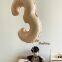 New Design 40 Inch Helium Float Cream White Caramel Color Digital Foil Balloon Birthday Wedding Party Decoration Number Balloon