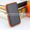 Portable Slim Solar Mobile Power charger 10000mah Mobile bank For iPhone6