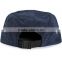 Wholesale high quality custom printing logo plastic buckle flat bill cotton 5 panel hat