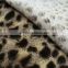 100 % polyester imitation leopard faux fur fabrics