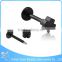 Black Plated Clear Crystal Internally Threaded Body Labret