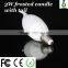 Unique design 3W E14 ceramic frosted candle light LED bulbs with tail and 3 years warranty