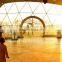 Geometric dome big steel event dome tent luxury outdoor zelte 6x6m winter tent to live in with factory price