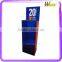 corrugated cardboard promotion dump bin display for fashion magazine