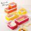 customized colorful acrylic box with clear lid