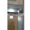 Triple linkage moving glass shower enclosure utility for bathroom