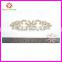 Factory direct wholesale bridal beaded crystal rhinestone appliques for wedding dresses