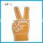 Customized Promotional Cheering Sponge/EVA V Victory Foam Finger Hand
