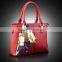 2016 European style fashion large capacity handbag shoulder messenger bag lady bow
