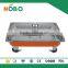 Glass cover colorful buffet food container