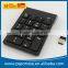 Portable 2.4Ghz wireless mini number keyboard numeric keypad for tablet