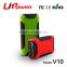 12000mah 12V Polymer battery jump starter portable battery powered outlet with led indicator