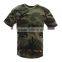 100% cotton Woodland military camouflage t shirts