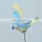 5 inch Bird Plastic Yard Sign Stakes Parrot Garden Sculpture Figurine