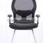 durable mesh conference chair with lumbar support