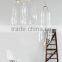 Yellow Big Bubble Haning Lights Clear Glass Pendant Lamp for Dining Room