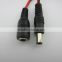 DC power cables wire, DC connector with 5.5*2.5 DC male to open connector plug,5.5*2.5mm dc power cable for laptop adapter