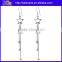 Alibaba Fashion Jewelry 925 Sterling Silver White Chandelier Earrings