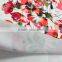 Supplier in china air layer flower design poly spandex evening dress fabric