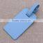 Custom OEM blue soft pvc luggage tag/rubber baggage tag for ladies                        
                                                                                Supplier's Choice