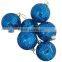 Silver wholesale christmas ornament glass ball 4 inch mirrorball